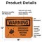 Signmission Emergency Evacuation Meeting Place With Symbol, 18 in W x Rectangle, Vinyl Decal OS-2PACK-WS-D-1218-L-12109 - alternate 5